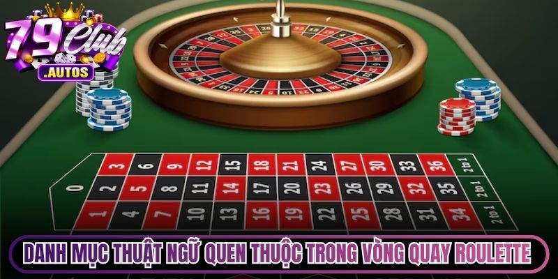 Danh mục thuật ngữ quen thuộc trong vòng quay Roulette dễ hiểu
