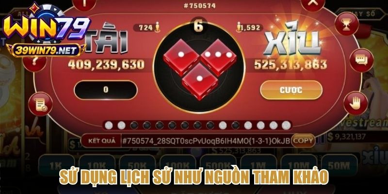 Sử dụng lịch sử như nguồn tham khảo thay vì nghĩ thành công thức dự đoán