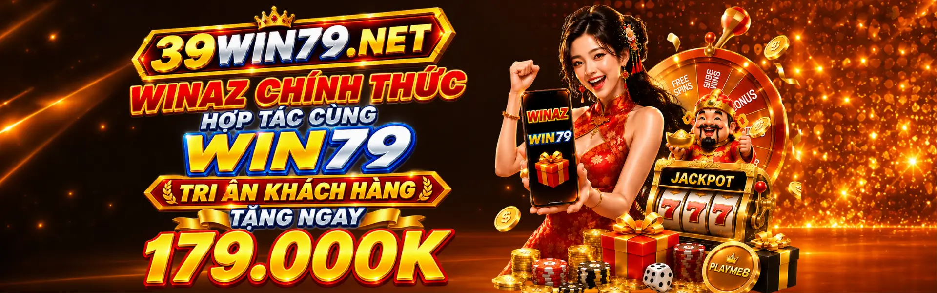 WinAZ hợp tác cùng Win79 tặng 179.000K